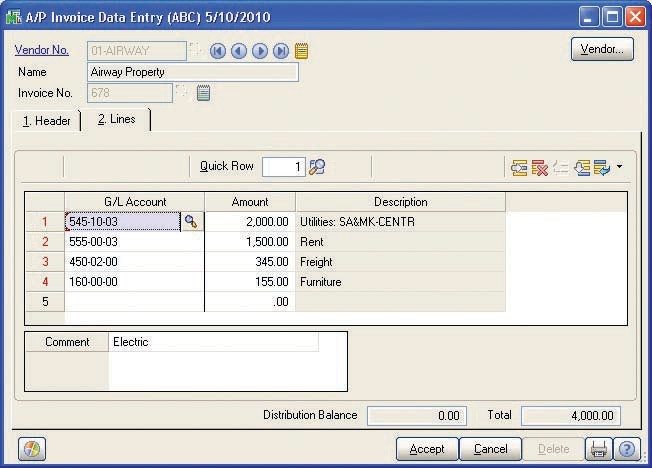 Sage 100 Accounts Payable - SWK Technologies