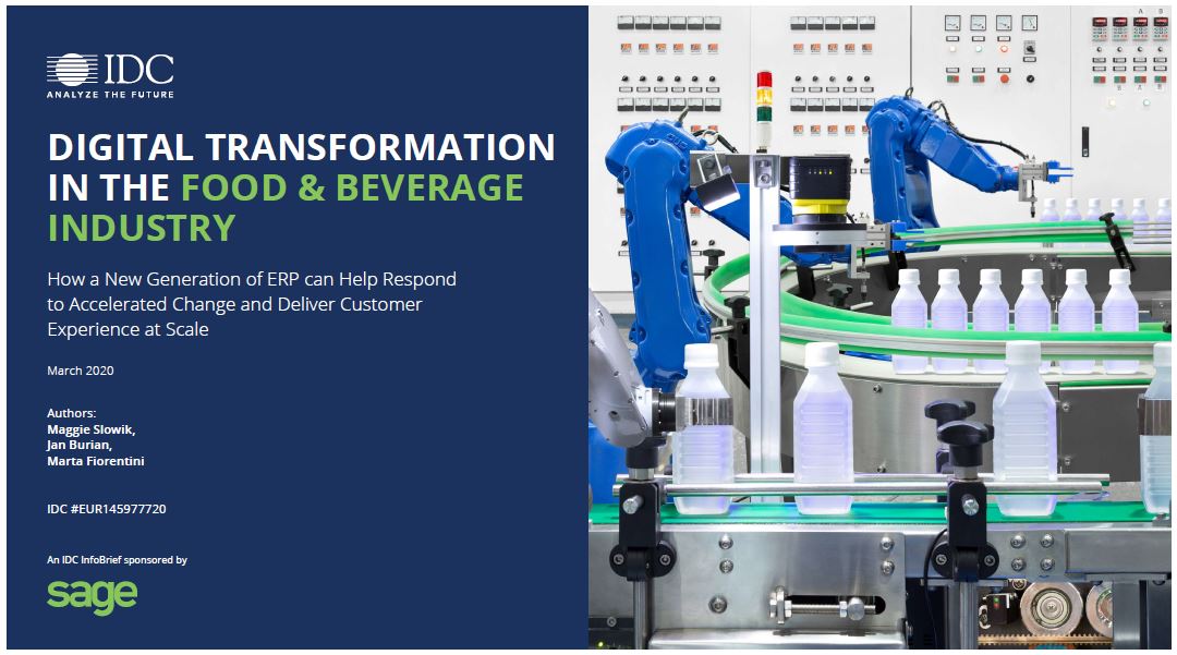 A Food & Beverage Manufacturer's Guide To Digital Transformation