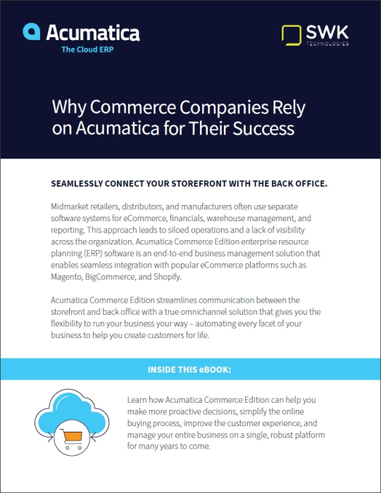 Why ECommerce Companies Rely On Acumatica For Their Success